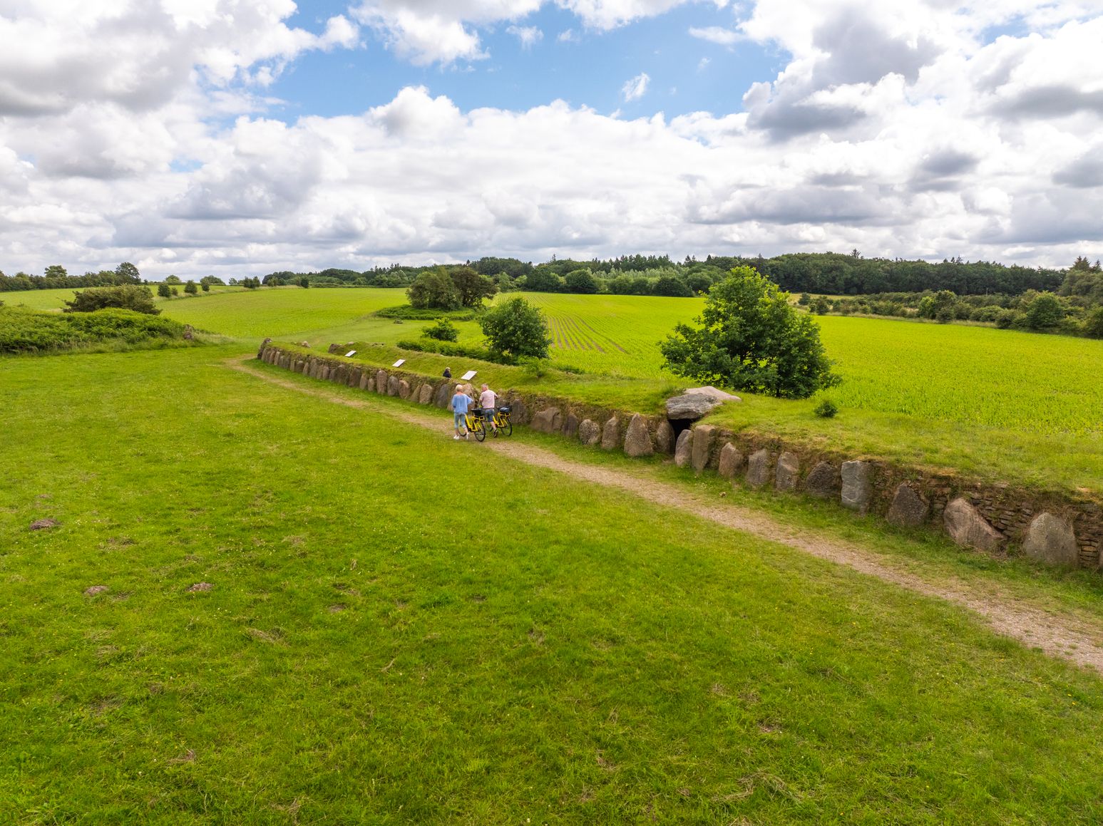 Radfahrer im Arnkielpark