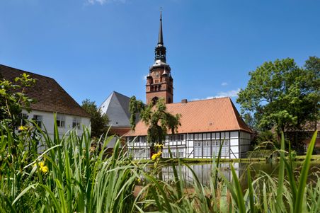 Blick auf den Klosterhof von Itzehoe