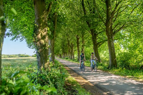 Radfahrer in Angeln